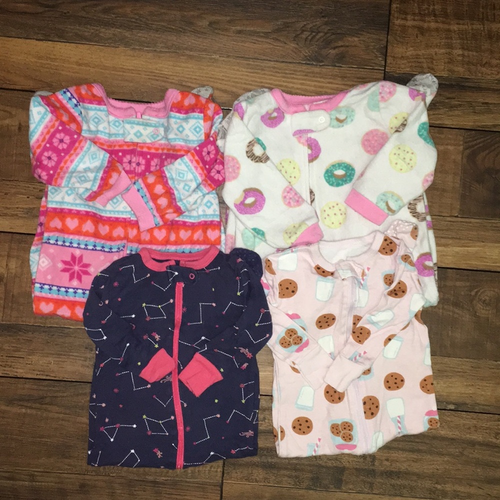 4 pajama Footies